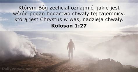 Lutego Biblijny Werset Dnia Kolosan Dailyverses Net