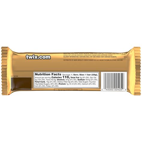 Twix Nutrition Facts