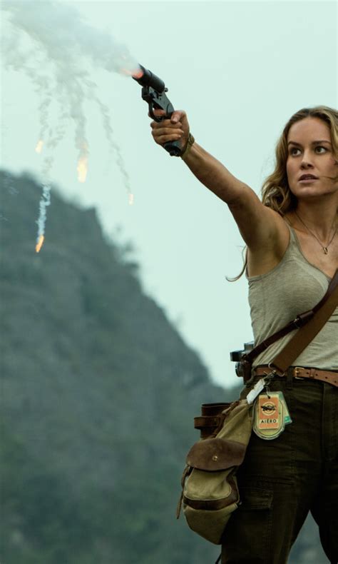 Download wallpaper Brie Larson, Brie Larson, Kong: Skull Island, Kong ...