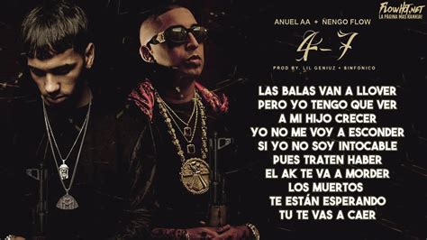 Anuel Aa Ft Engo Flow Letra Estreno Youtube