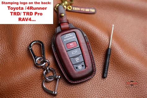 Toyota Trd Pro 4runner Accessories Leather Key Fob Cover Case for ...