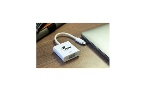 ADAPTADOR XTECH USB C A VGA HEMBRA 720p Y 1080p A 60Hz 20CM PC XTC 550 WH