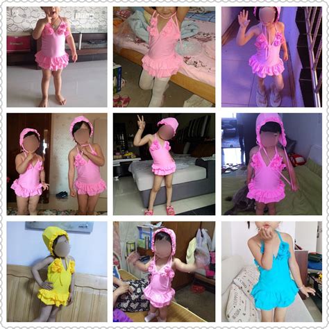 Funny Cartoon Girls Bikini Newly Ruffle One Piece Grandado