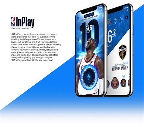 NBA InPlay Mobile Game by FanDuel on Behance