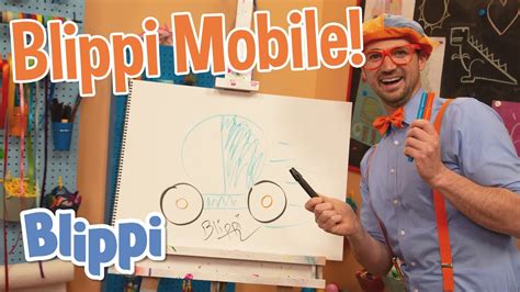 How To Draw The Blippi Mobile Art For Kids With Blippi Drawing | Images ...