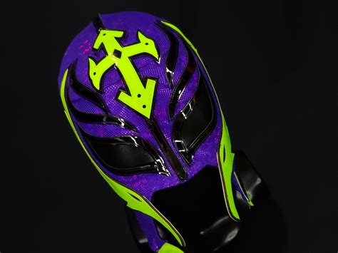 Purple Mask Wrestling Mask Luchador Costume Wrestler Lucha Etsy