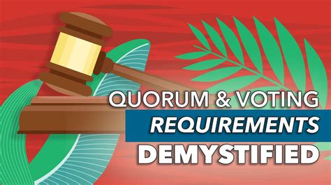 Demystifying Hoa Board Meetings Quorum Voting Requirements Explained