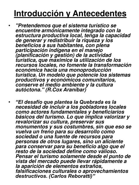 Ppt Propuesta Para El Desarrollo Del Ecoturismo Cultural En La