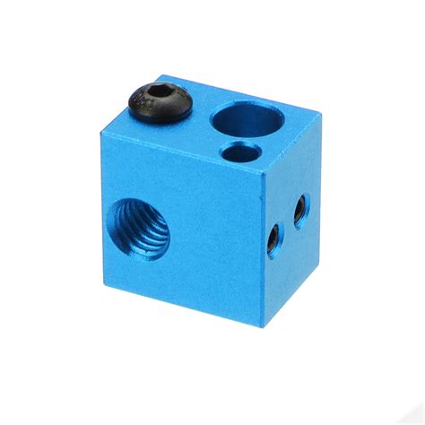 Mm Aluminium Hot End Heating Block Support Various Thermistors For D Printer Extruder