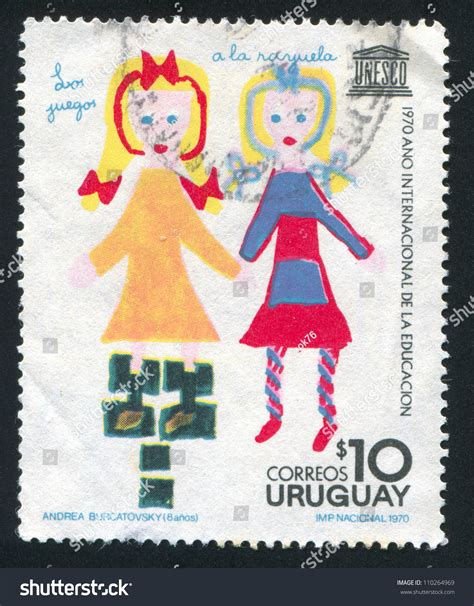 Uruguay Circa Stamp Printed By Stock Photo Shutterstock