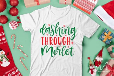 Dashing Through Merlot Svg Cut Files Graphic By Isabella Machell