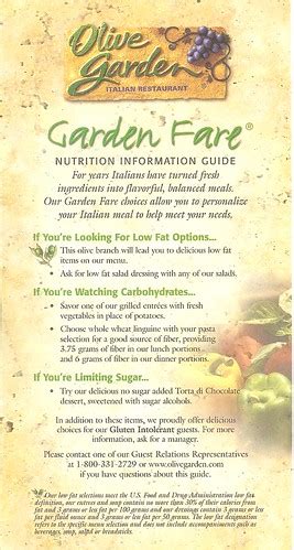 olive garden low carb menu