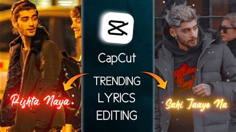 New Trending Full Screen Lyrics Video Editing In Capcut Lyrics Video