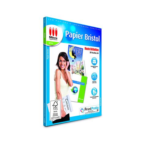 Papier Bristol A4 30 Feuilles Papier Cartonné Format A4 Cyber Planet