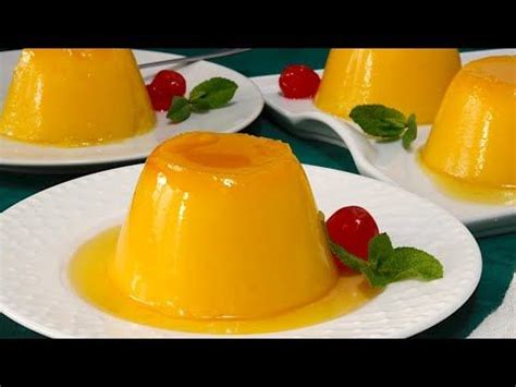 Hecho Con Zumo Sin Horno Ni Gelatina Ni Huevo FLAN DE NARANJA