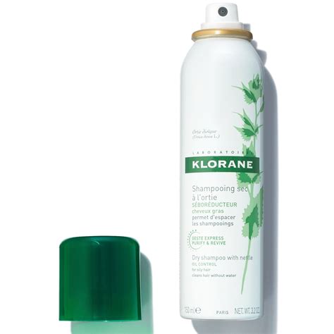 Klorane Dry Shampoo With Nettle For Oily Hair And Scalp Regulates Oil