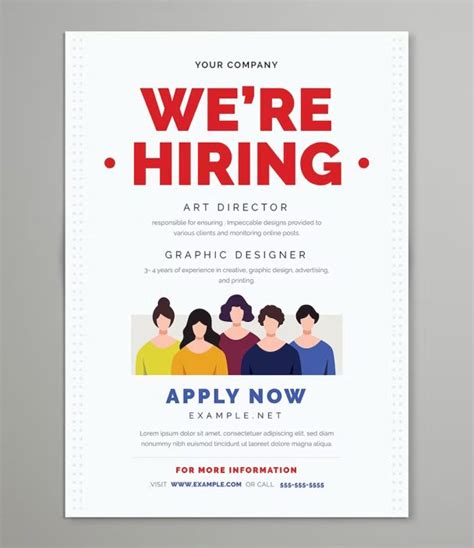 15 Best We Are Hiring Flyer Templates PSD Design