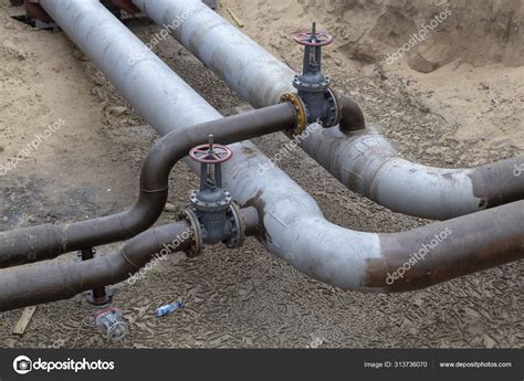 Water pipe repair Stock Photo by ©sdigitall 313736070