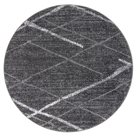 NuLOOM Thigpen Contemporary Area Rug Dark Grey 6 Round Walmart