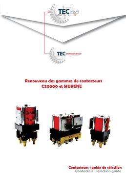 Download Contactors : selection guide TEC AUTOMATISMES