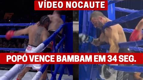 Por que a luta de Bambam e Popó durou apenas 36 segundos e o