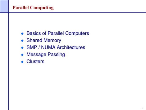 PPT - Parallel Computing PowerPoint Presentation, free download - ID:724193