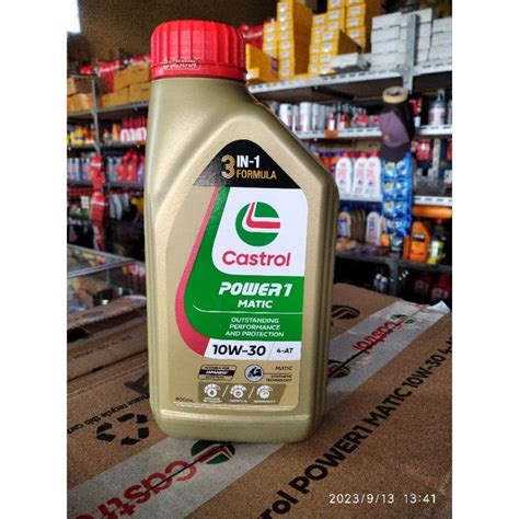 Jual Oli Castrol Power 1 Matic 10w 30 800ml Ori Castrol Shopee Indonesia