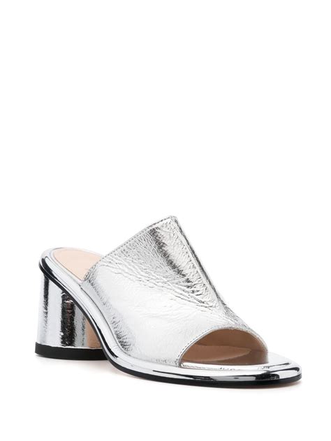 Agl Mules Alison Mm Argento Farfetch It