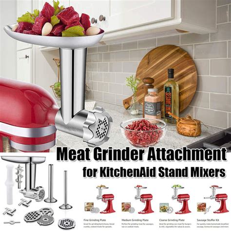 Meat Grinder Sausage Stuffer Attachment For Kitchenaid Stand Mixers Accessories Ebay