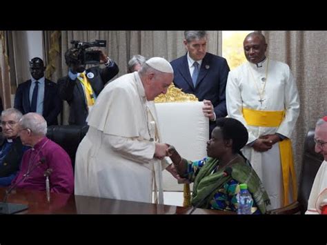 VP Jessica Alupo Attends Mass With Pope Francis In South Sudan YouTube