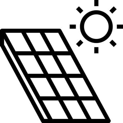 Solar Panel Clipart Black And White