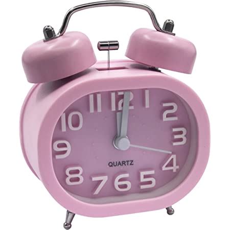 EASEHOME Retro Reloj Despertador Analógico de Cuarzo 3 Doble Campanas