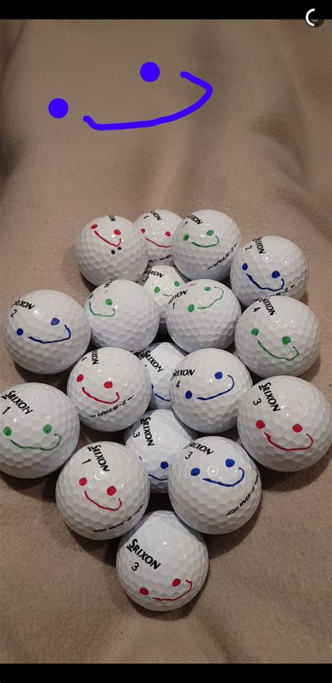 Anyone else have unique ball markings? : r/golf