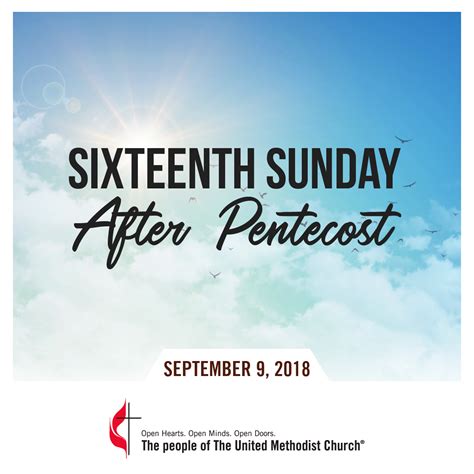 Sixteenth Sunday after Pentecost | Church Butler - Done for you social media for your church!