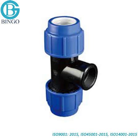 Tee Hembra Compresi N De Pp Para Tuberia Hdpe Henan Bingo Pipeline Co