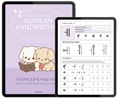 Master The Korean Handwriting Akapinn