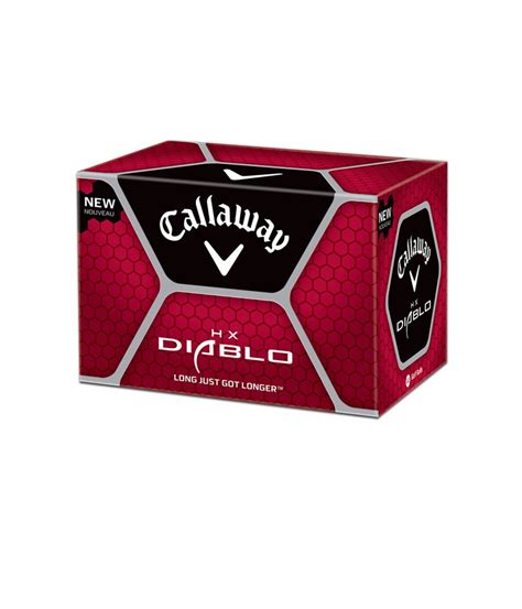 Callaway Hx Diablo Golf Balls 12 Ball Logo Overrun Golfonline