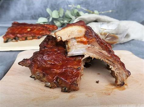 Costillas Barbacoa Baja Temperatura En Horno Carnicería De Madrid