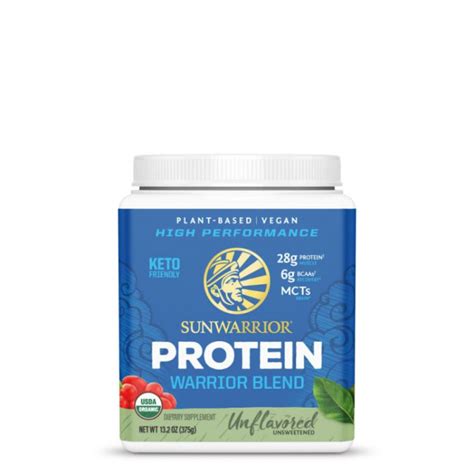 Sunwarrior Warrior Blend Organic Protein Natural Flavor Whole Food