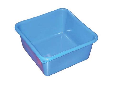 Bassine Carrée Rouge 5 5L Polydis