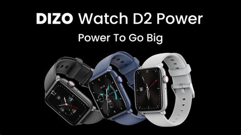 Dizo Watch D Power Smartwatch With Display Heart Rate Spo Sensor