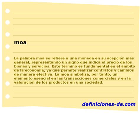 O Que Significa Moa - Significado de «moa»