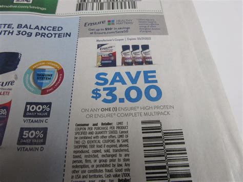 Digital Coupon Ensure at Angel Singleton blog