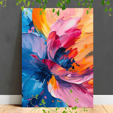 Temu Pc Wooden Framed Canvas Painting Suitable For Office Corridor