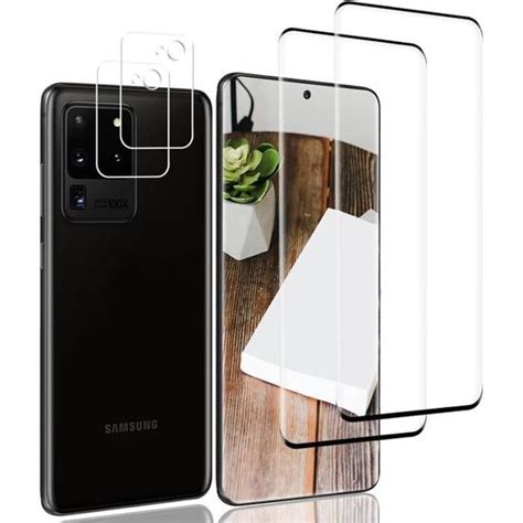 Verre Trempé Pour Samsung Galaxy S20 Ultra Film De Protection D‘ Écran