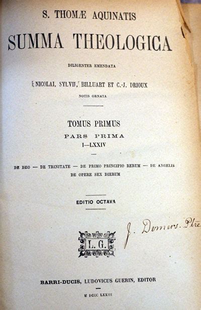 Summa Theologica – St Thomas Aquinas (1873) – GOHD Books