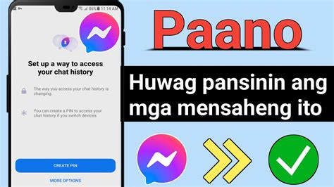 Paano Mag Set Up Ng Paraan Upang Ma Access Ang Iyong Kasaysayan Ng Chat