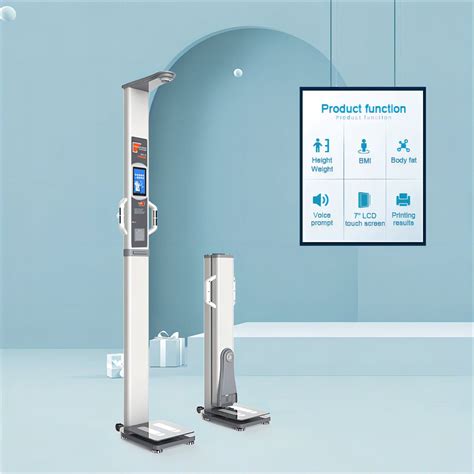 Vertical Weight Scale with Body Fat Composition Analyzer and Height ...