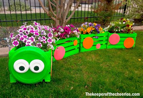 Caterpillar Crate Planter The Keeper Of The Cheerios