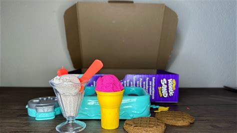 Unboxing Kinetic Sand Ice Cream And Waffles Toy 🍦🍨🧇 Youtube